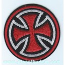 Patch croix de malte ou de fer ind&eacute;pendent red iron cross