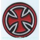 Patch croix de malte ou de fer ind&eacute;pendent red iron cross