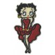 Patch Lady betty boop robe satin rouge de soir&eacute;e 