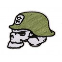 Patch ecusson skull german army tete de mort arm&eacute;e allemande