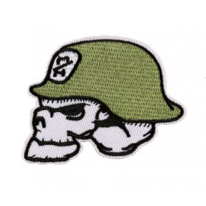 Patch ecusson skull german army tete de mort arm&eacute;e allemande