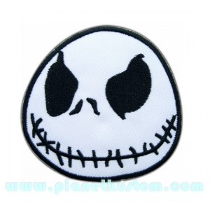 Patch ecusson skull mr jack sourrir endiabl&eacute; tim burton