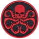 Patch ecusson thermocollant red skull marvel comics hydra 