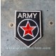 Patch ecusson thermocollant army red star etoile rouge arm&eacute;e USA 