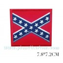 Patch ecusson drapeau rebel sudiste conf&eacute;d&eacute;r&eacute; general lee redneck sud