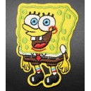 Patch ecusson thermocollant bob l'&eacute;ponge bob the sponge entier