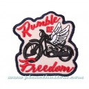 Patch ecusson thermocollant rumble of freedom grondement de libert&eacute;