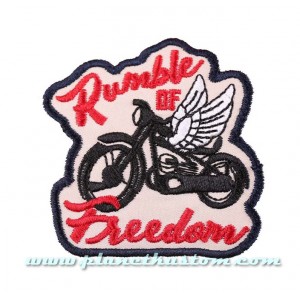 Patch ecusson thermocollant rumble of freedom grondement de libert&eacute;