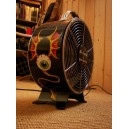 Ventillateur type vintage Strip&eacute; &agrave; la main