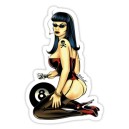 Sticker pin up m&eacute;cano sexy 8 ball d.Vicente 8
